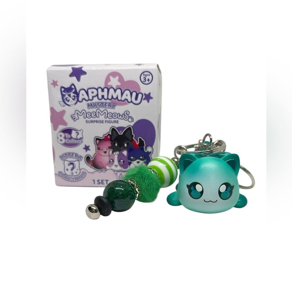 Handmade cat keychain